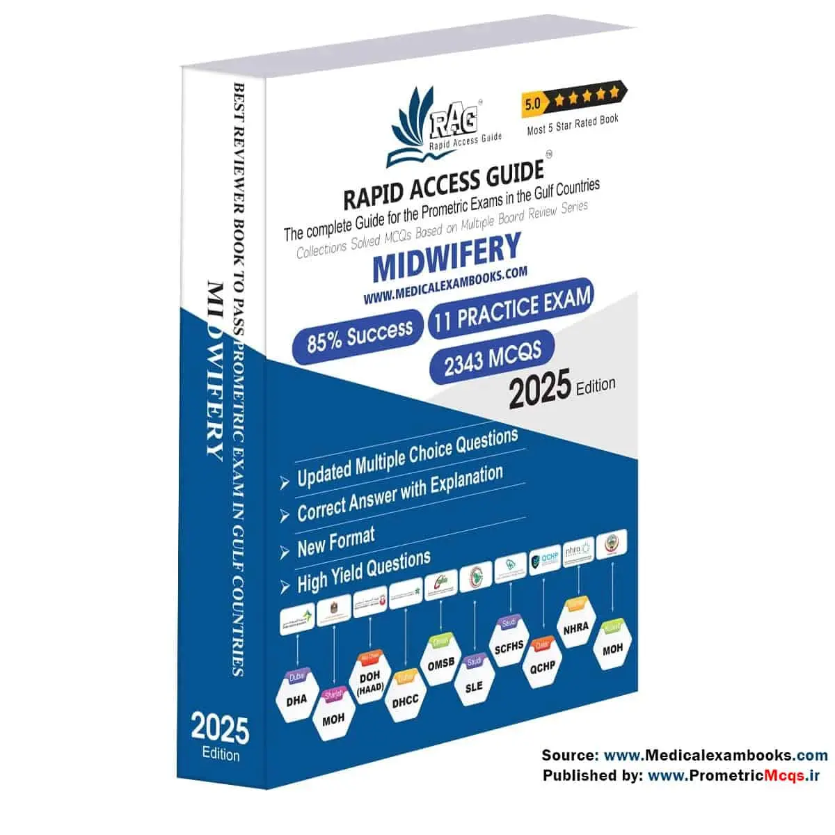 نمونه سوالات پرومتریک مامایی medicalexambook.com