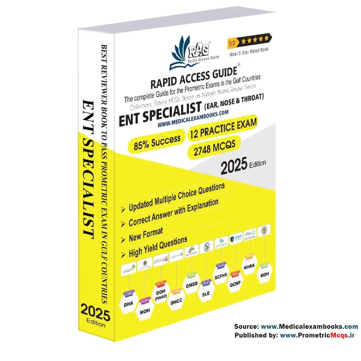 نمونه سوالات پرومتریک متخصص گوش و حلق و بینی prometricmcq.com
